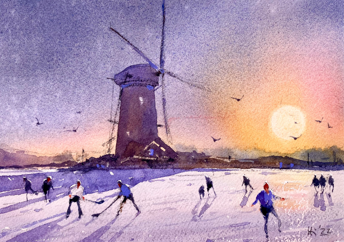 Winterfreuden (24x30cm)