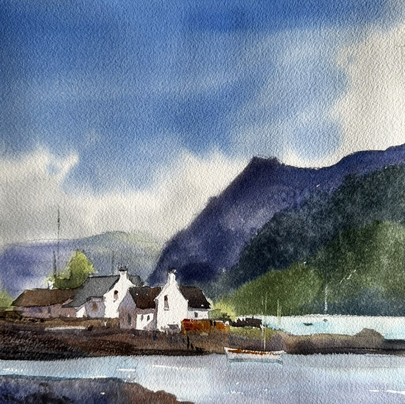 Schottische Bucht (35x35cm)