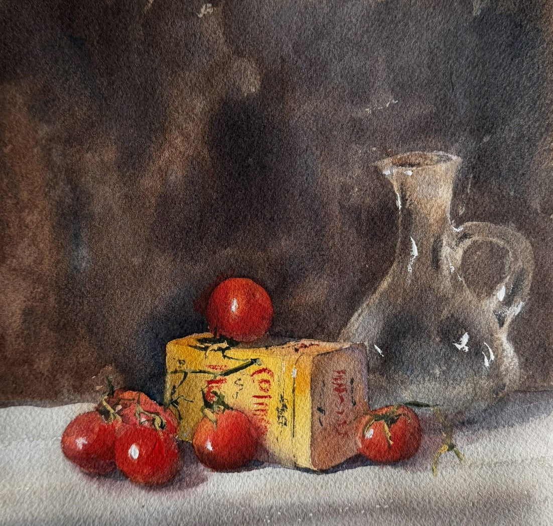 Stillleben mit Tomaten (30x30cm)