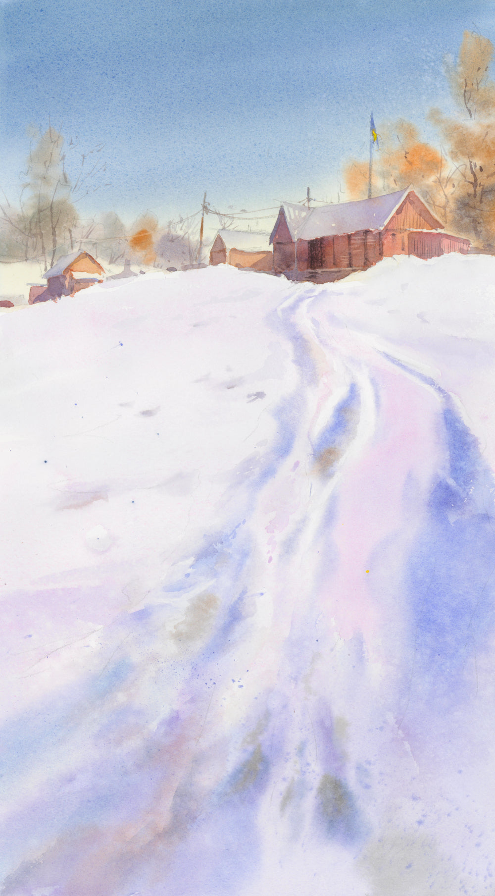 Winter in Schweden (40x60cm)