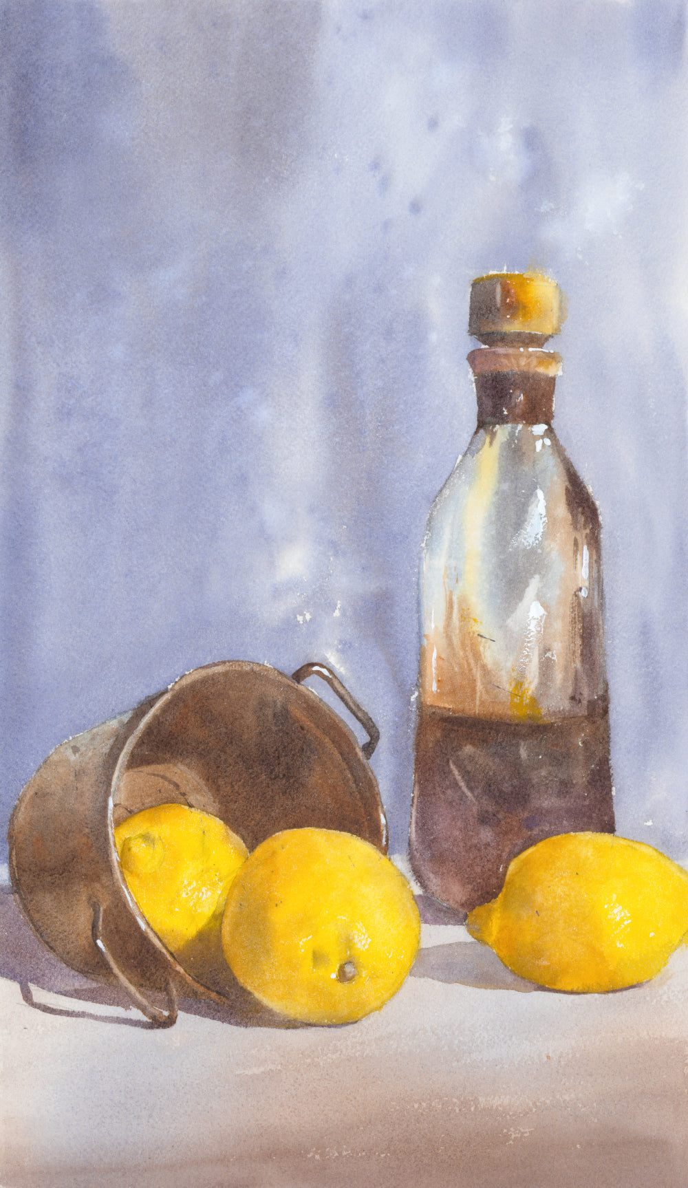 Drei Zitronen (40x60cm)