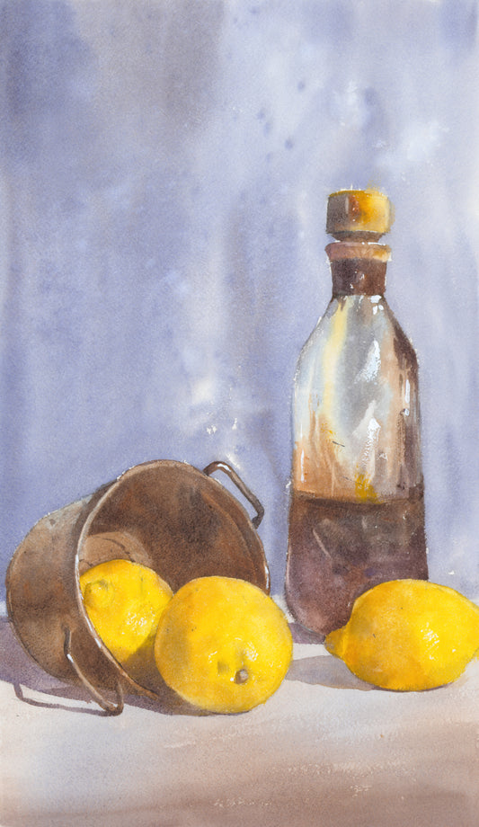 Drei Zitronen (40x60cm)