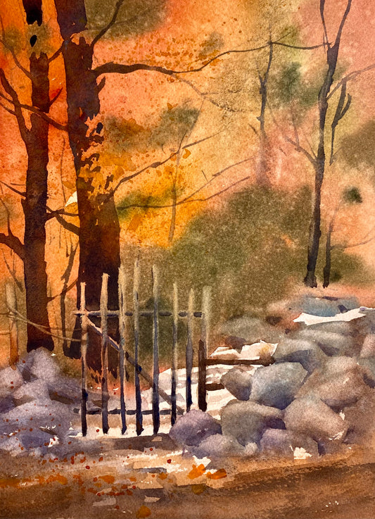 Herbstwald (28x35cm)