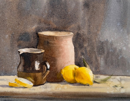 Stillleben mit Zitronen (35x28cm)