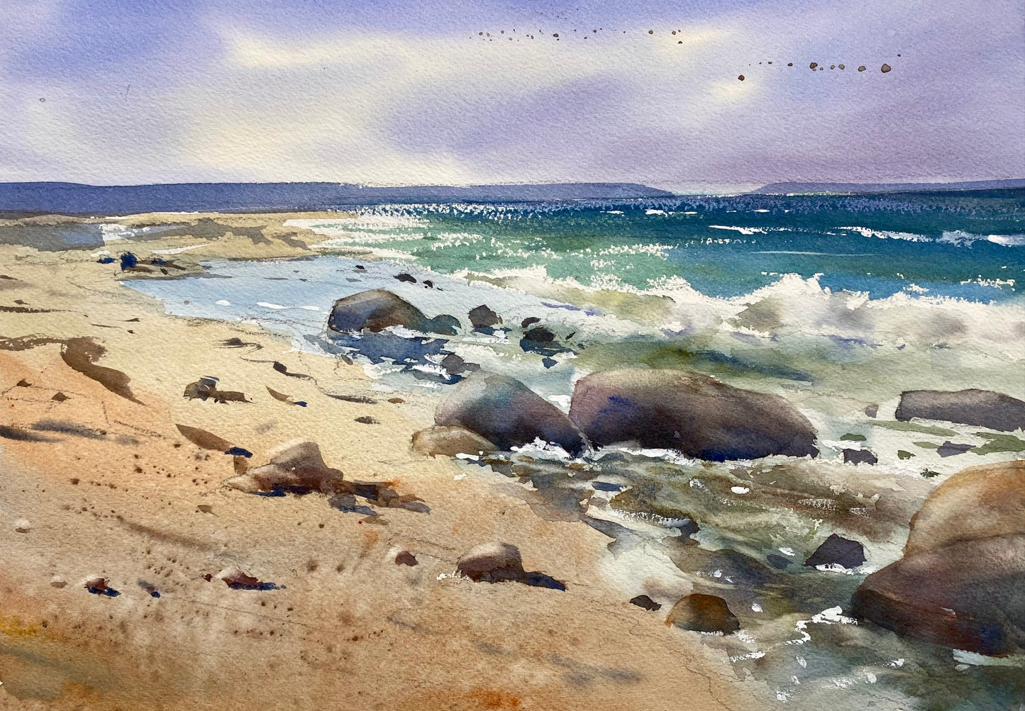 Am Strand (45x35cm)