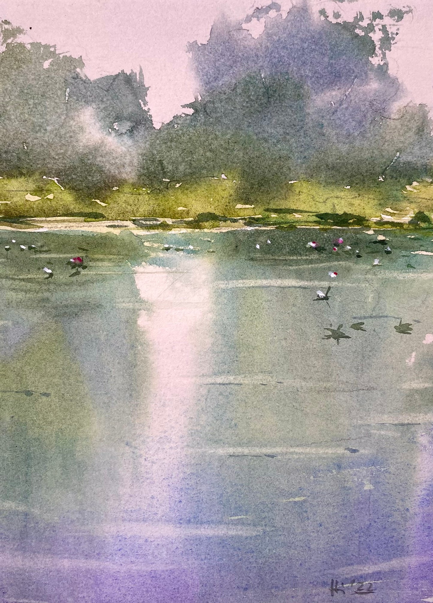 Am See (25x30cm)