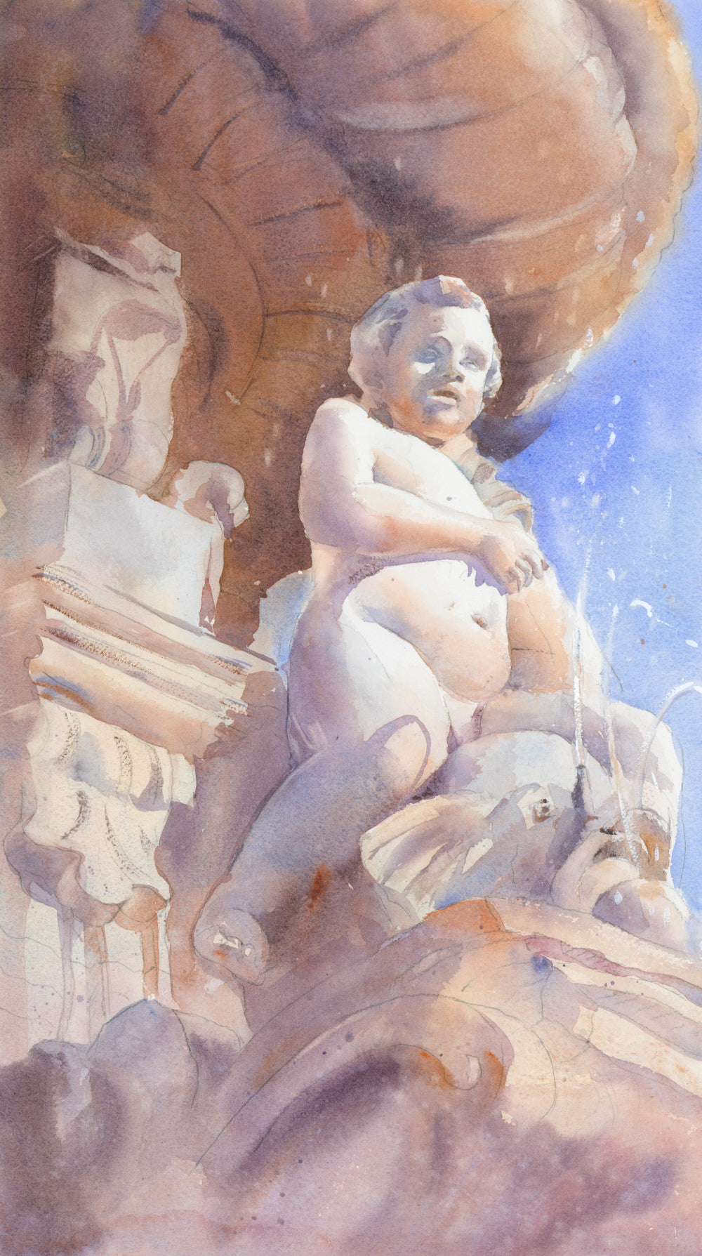 Brunnenwächter (40x60cm)