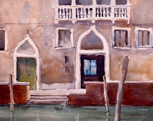 Alter Palazzo in Venedig (34x40cm)