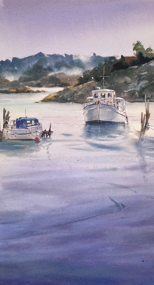 Einfahrt in den Hafen (40x60cm)