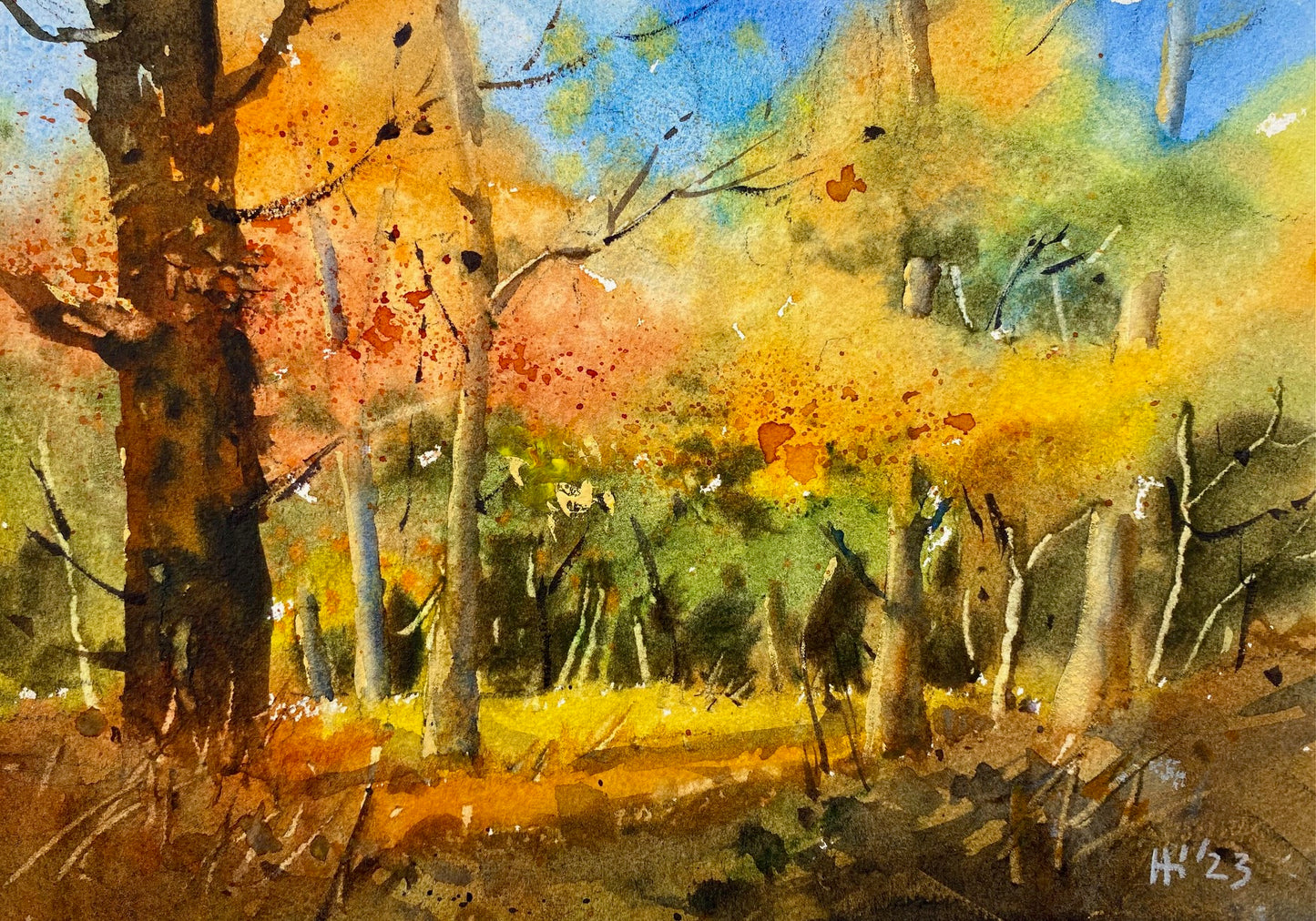 Herbstleuchten (28x35cm)